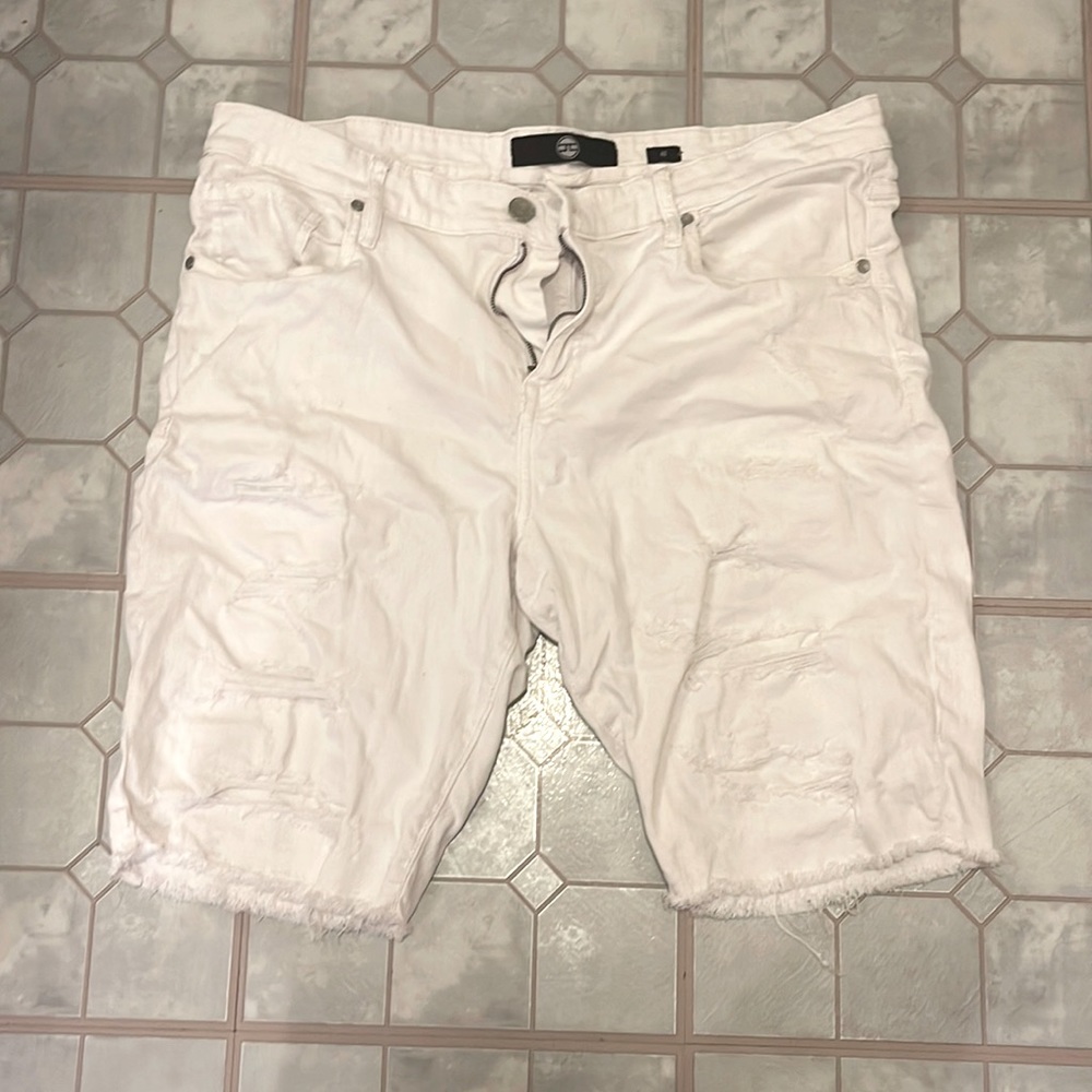 JORDAN CRAIG WHITE JEAN SHORTS